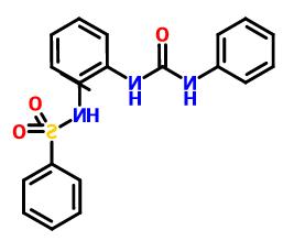  N-{2-[(苯基氨基甲酰基)氨基]苯基}苯磺酰胺